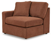 Modmax 3PC Sectional Sofa with Conlsole & 2PC Sectional Loveseat Set