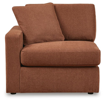 Modmax 3PC Sectional Sofa with Conlsole & 2PC Sectional Loveseat Set