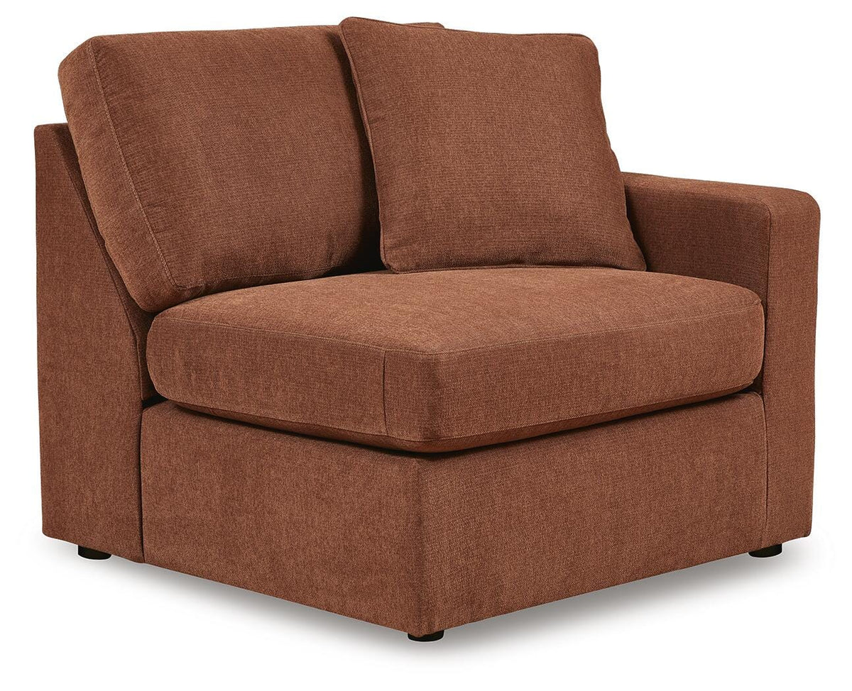 Modmax 3PC Sectional Sofa with Conlsole & 2PC Sectional Loveseat Set