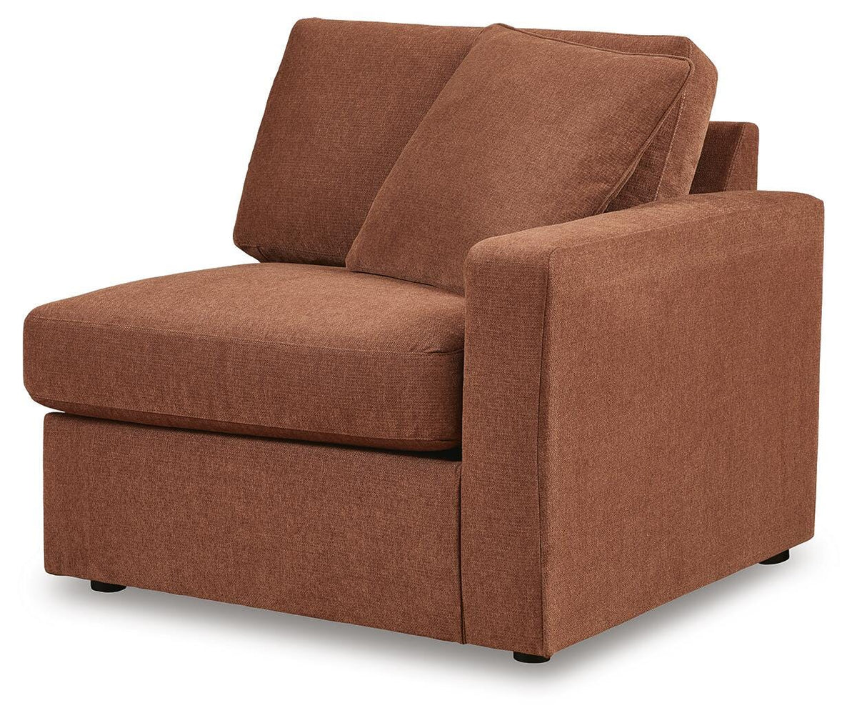 Modmax 3PC Sectional Sofa with Conlsole & 2PC Sectional Loveseat Set