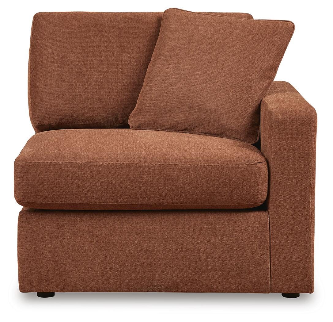 Modmax 3PC Sectional Sofa with Conlsole & 2PC Sectional Loveseat Set
