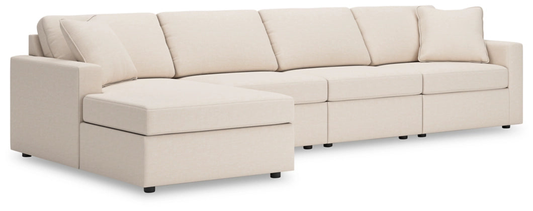 Seccional Modmax de 4 piezas con chaise longue