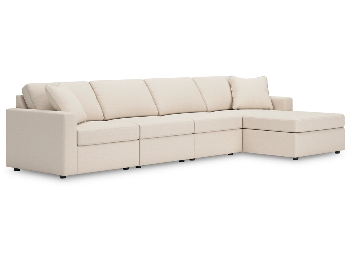 Seccional Modmax de 4 piezas con chaise longue