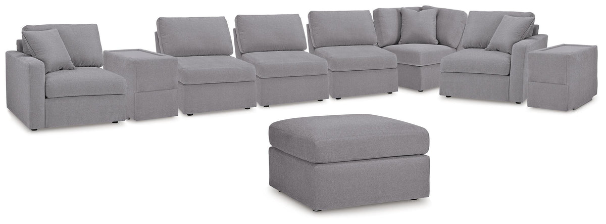 Modmax 8-Piece Sectional and Ottoman