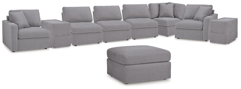 Modmax 8-Piece Sectional and Ottoman