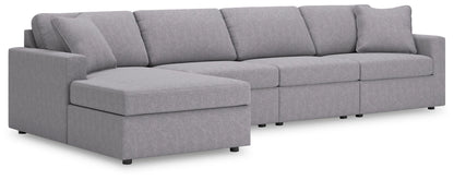 Seccional Modmax de 4 piezas con chaise longue