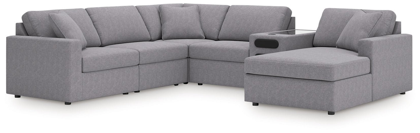 Modmax Sectional with Audio System and Chaise
