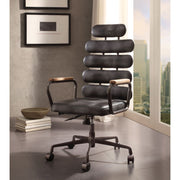 Silla de oficina Calan de cuero de grano superior