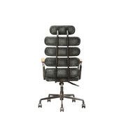 Silla de oficina Calan de cuero de grano superior