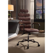 Silla de oficina Calan de cuero de grano superior