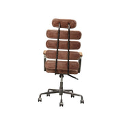 Silla de oficina Calan de cuero de grano superior