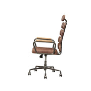 Silla de oficina Calan de cuero de grano superior