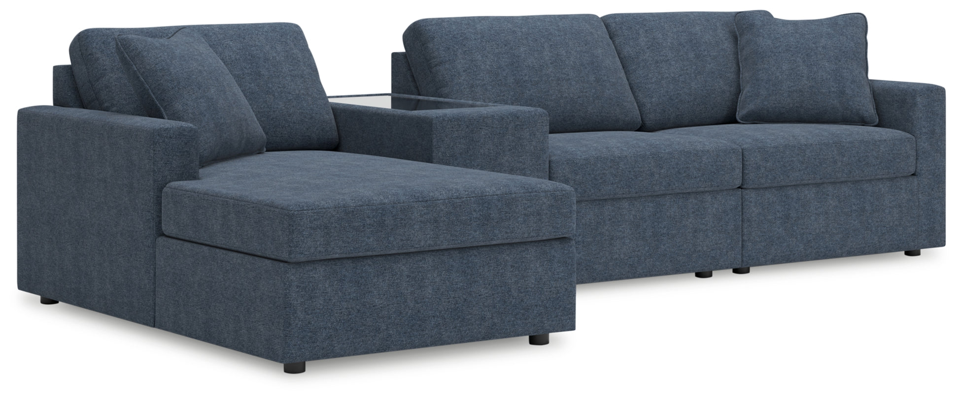 Modmax 4-Piece Sectional with Chaise and Storage Console