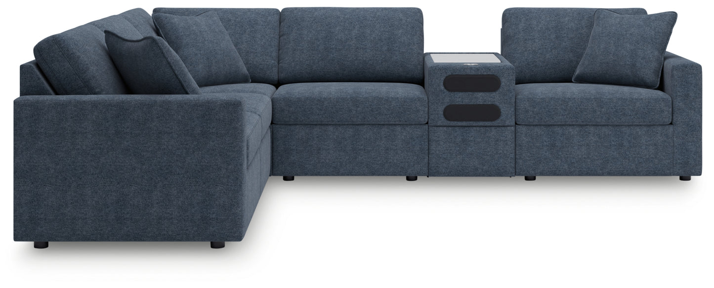 Modmax 6-Piece Sectional with Audio Console