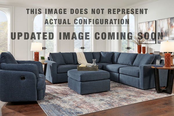 Modmax 5-Piece Double Storage Chaise Sectional with Audio Console