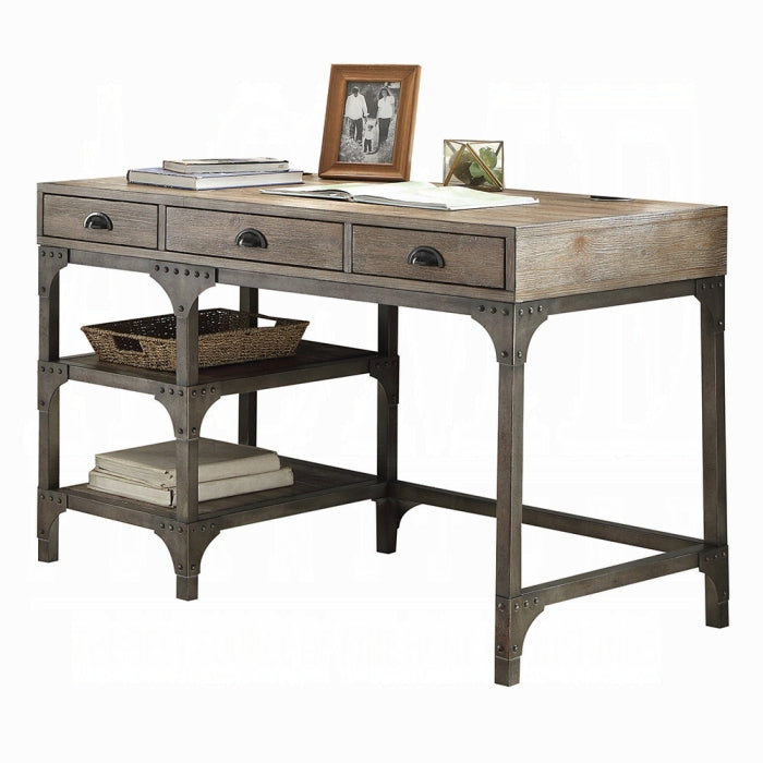 Gorden 47"L 3 Drawers Writing Desk