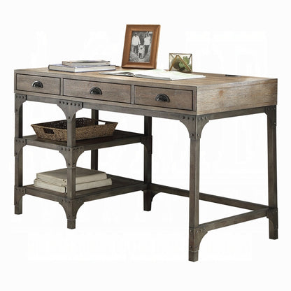 Gorden 47"L 3 Drawers Writing Desk