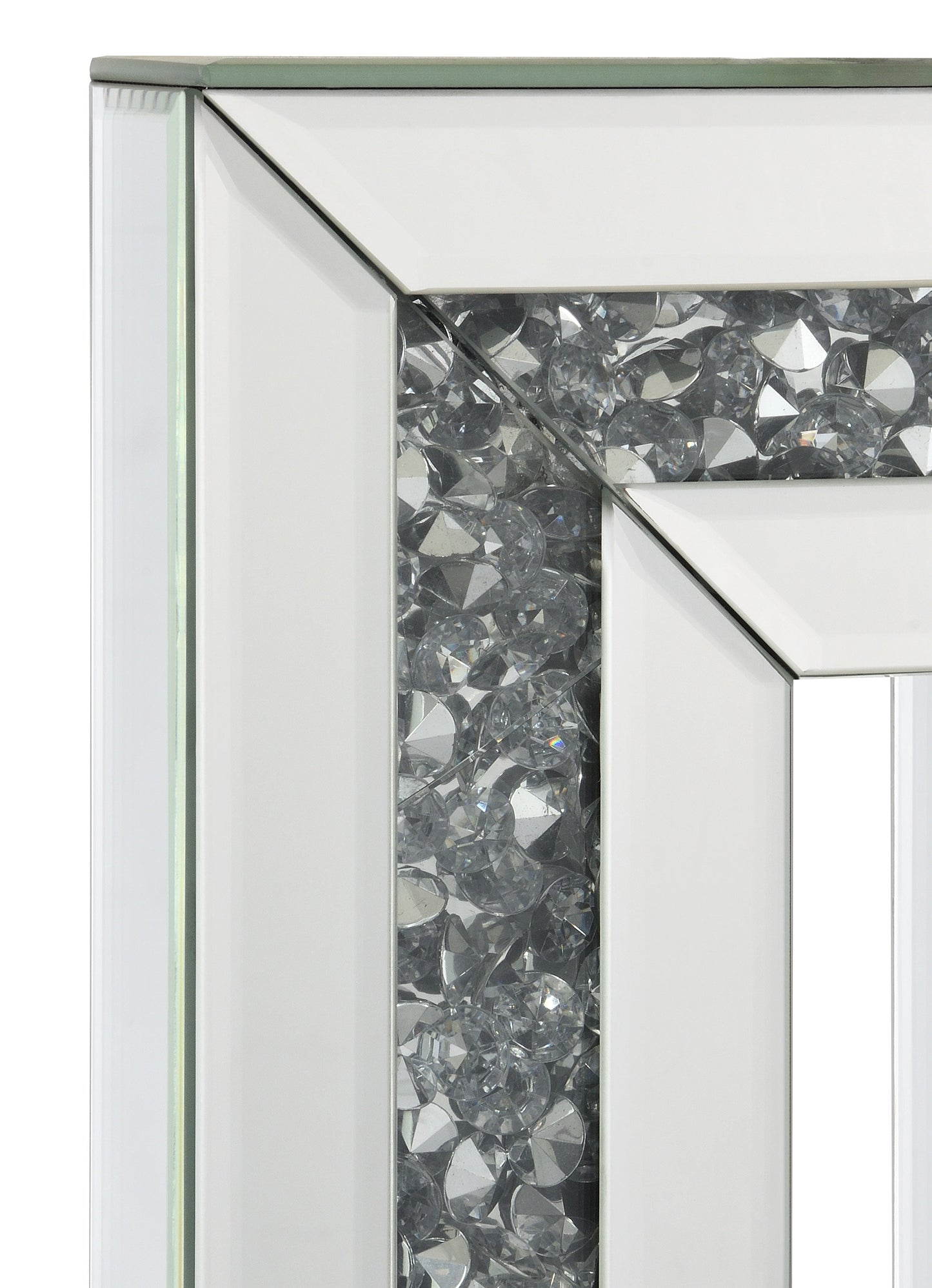 Lámpara de mesa Ayelet de 30 pulgadas con pantalla cónica y espejo, color plata