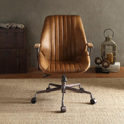 Hamilton Office Chair - Coffee Top Grain Leather