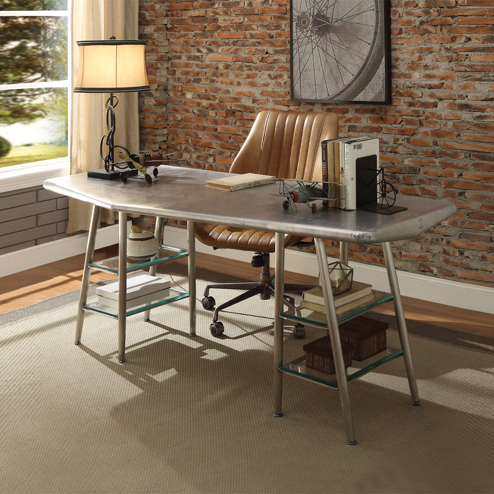 Hamilton Office Chair - Coffee Top Grain Leather