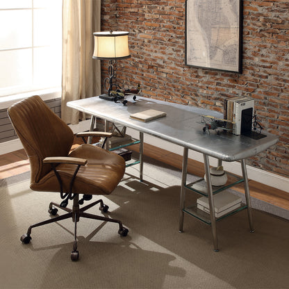 Hamilton Office Chair - Coffee Top Grain Leather