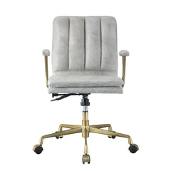 Silla de oficina Damir de cuero de grano superior