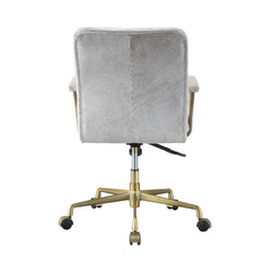 Silla de oficina Damir de cuero de grano superior