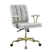 Silla de oficina Damir de cuero de grano superior