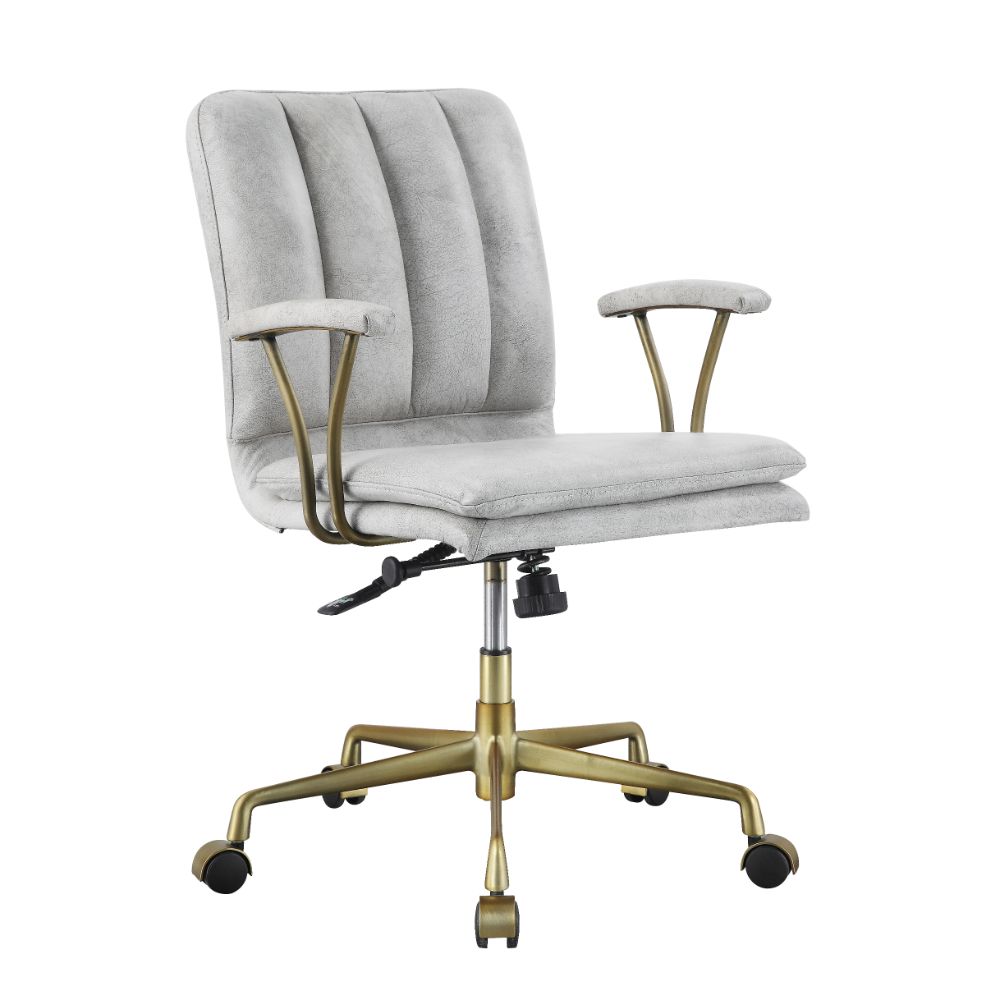 Silla de oficina Damir de cuero de grano superior