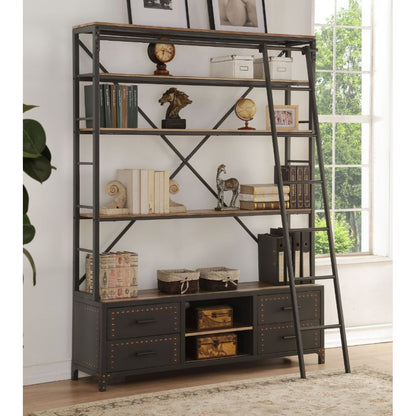 Actaki 83"H x 64"W Industrial Etagere