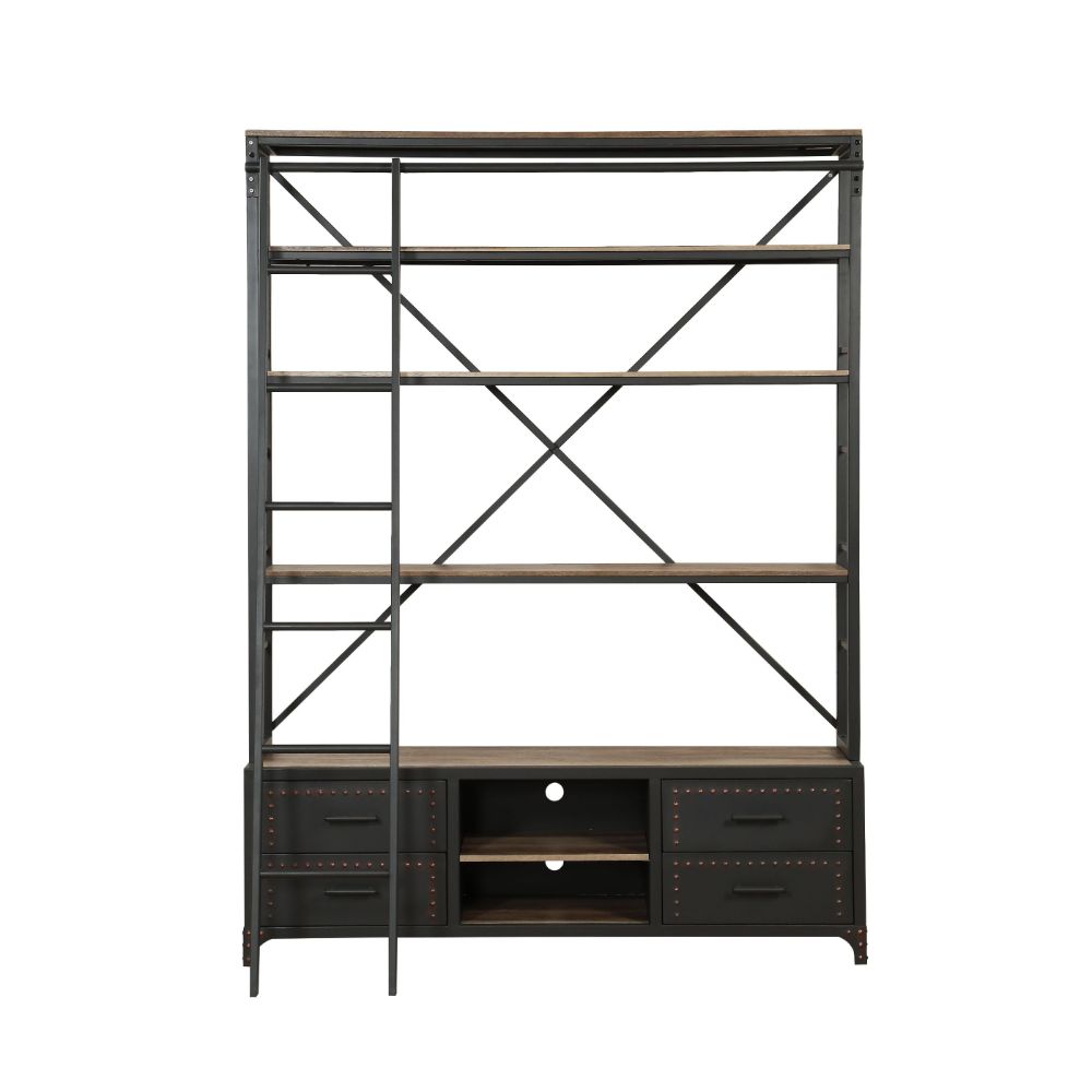 Actaki 83"H x 64"W Industrial Etagere