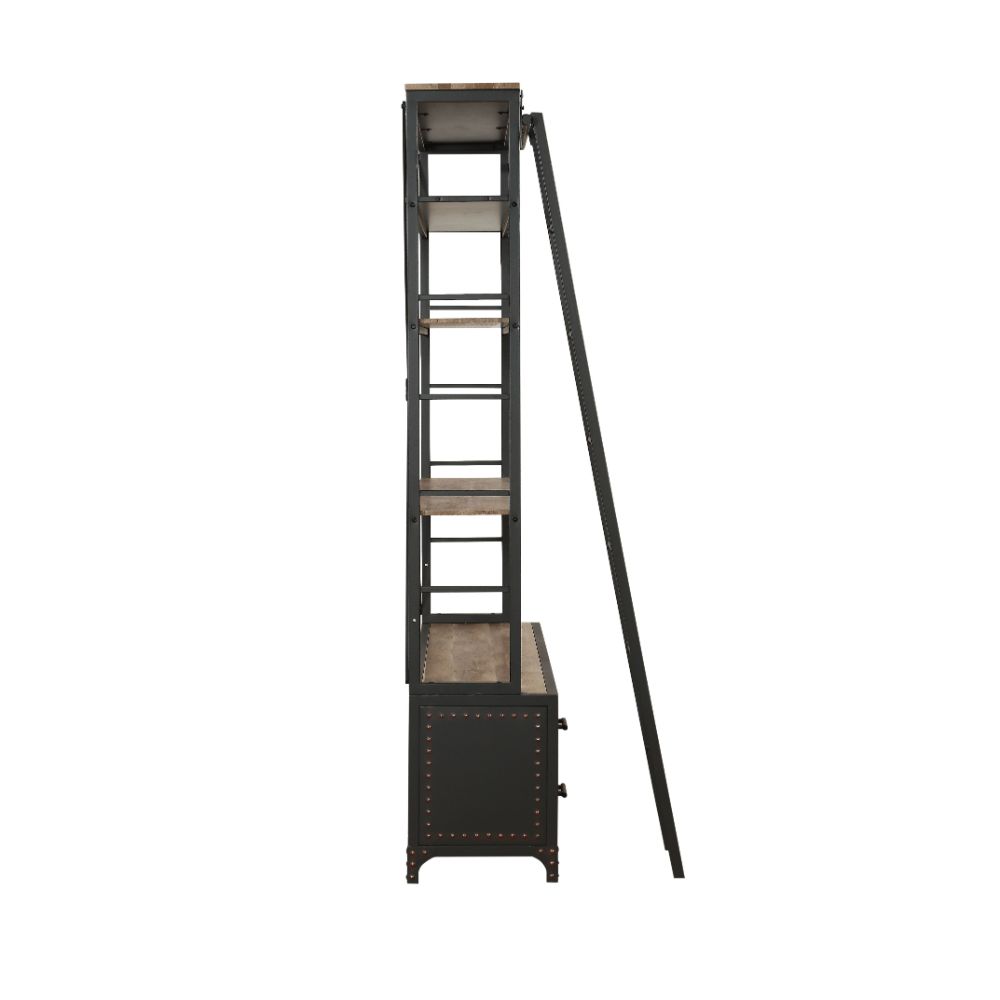 Actaki 83"H x 64"W Industrial Etagere
