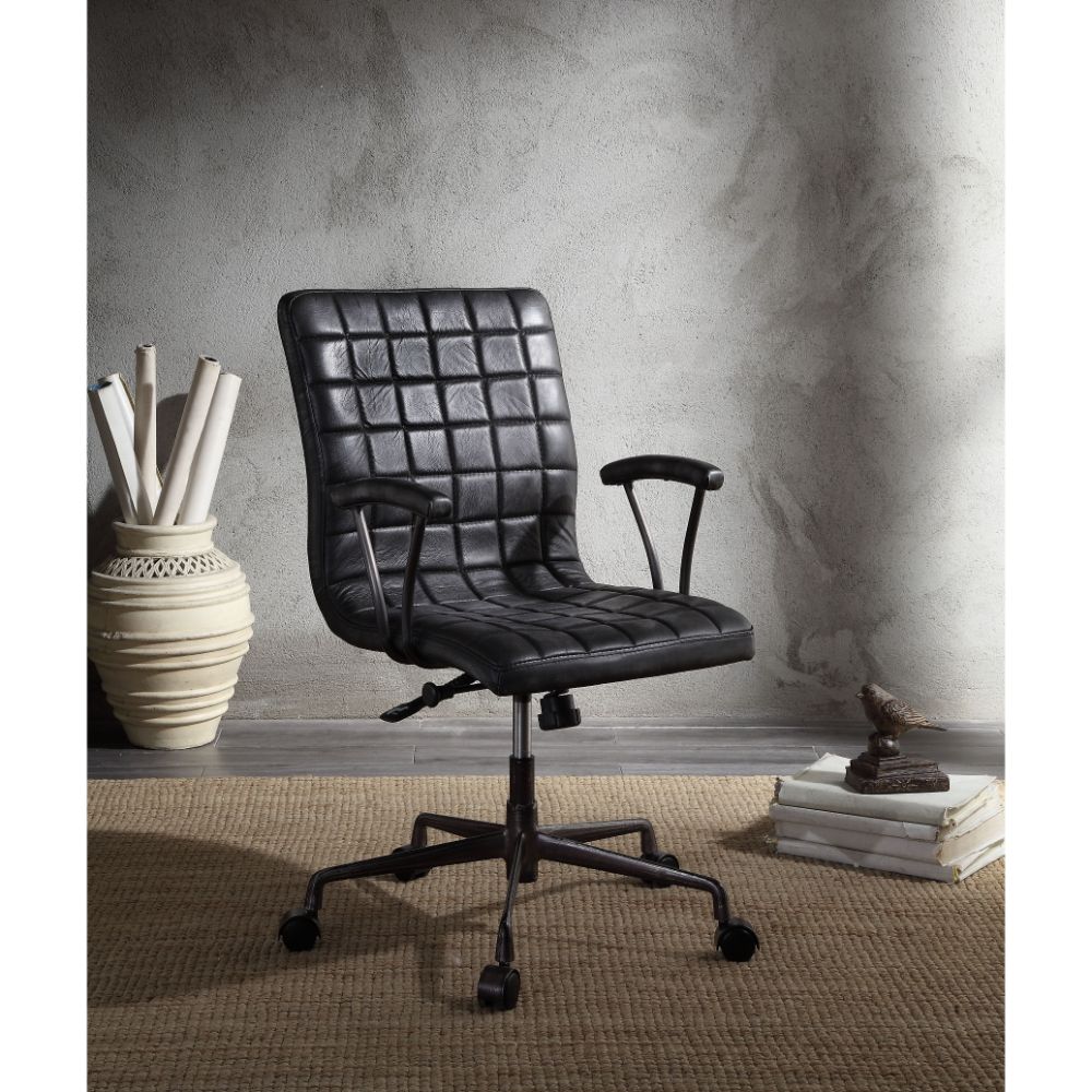 Barack Top Grain Leather Office Chair