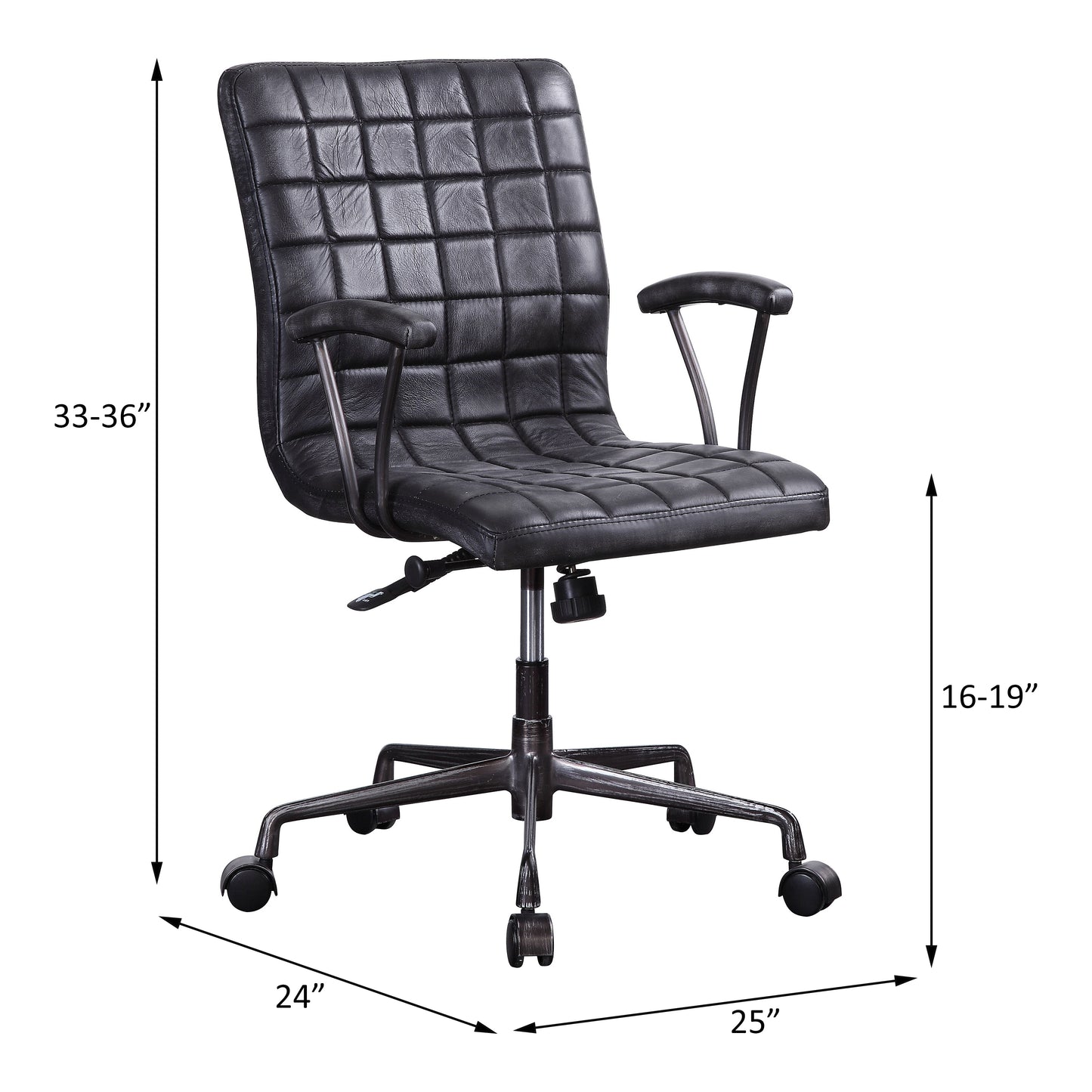 Barack Top Grain Leather Office Chair