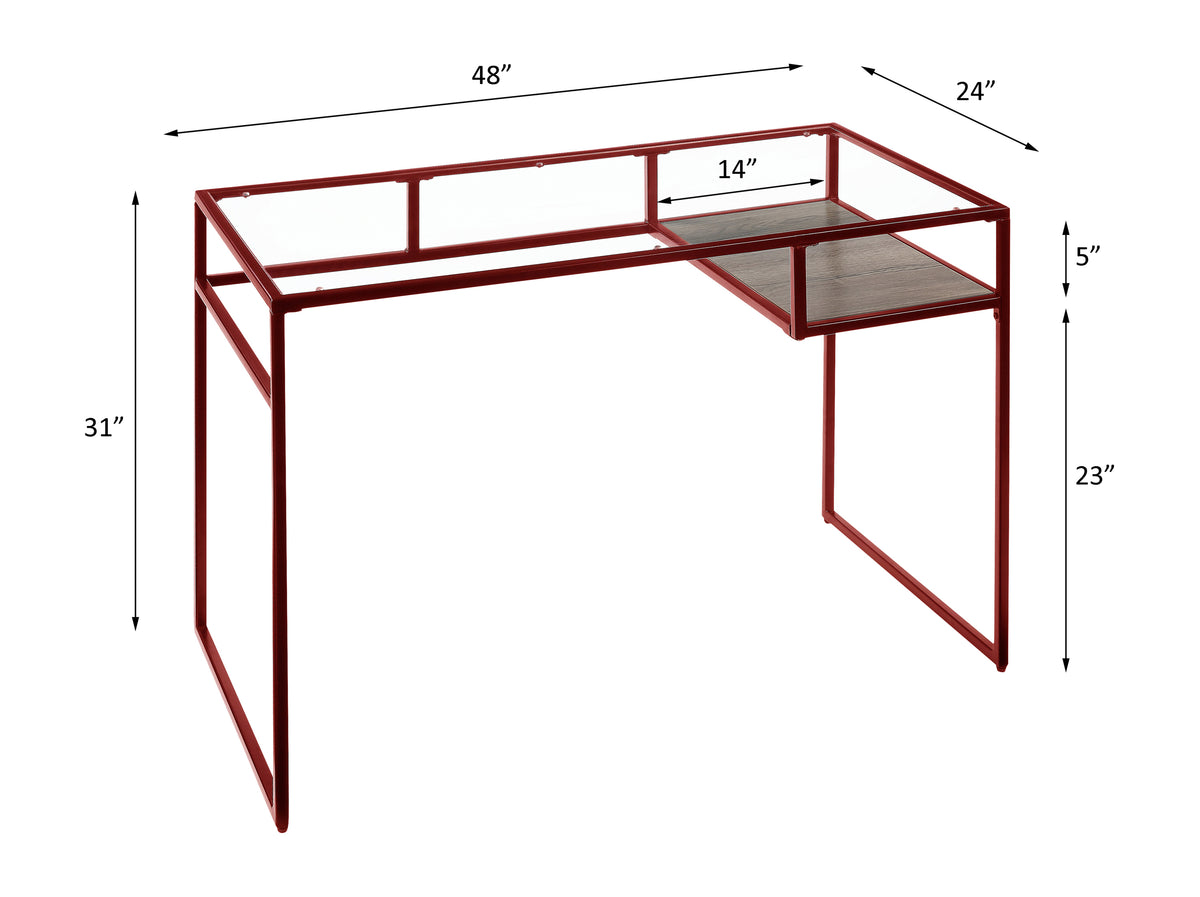 Escritorio Yasin de 48" de largo