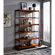Estantería Etagere de roble de 70" de alto x 42" de ancho