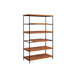 Estantería Etagere de roble de 70" de alto x 42" de ancho