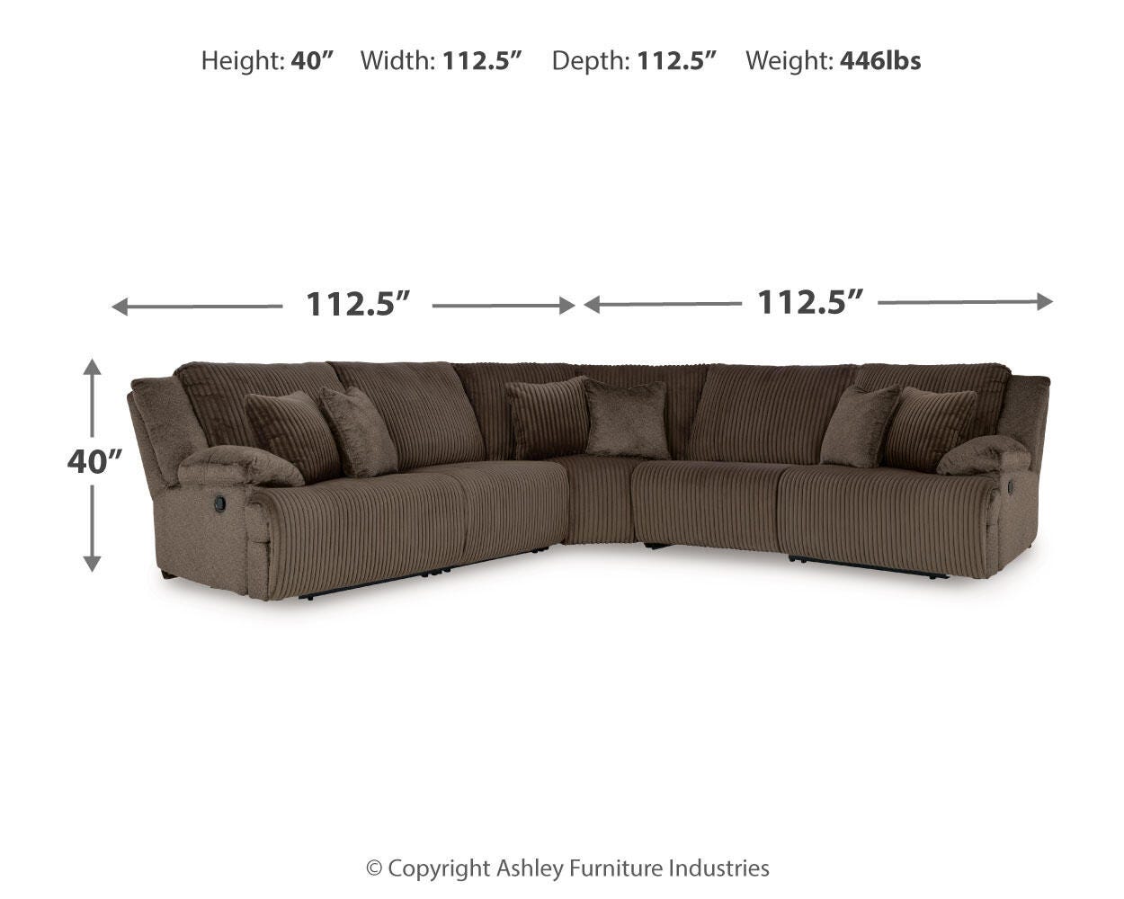 Top Tier Reclining Sectional