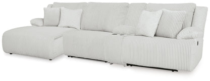 Top Tier 4-Piece Reclining Sectional with Chaise