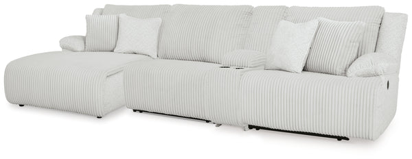 Top Tier 4-Piece Reclining Sectional with Chaise
