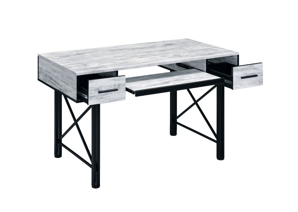 Escritorio para computadora Settea de 47" de largo y 2 cajones