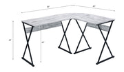 Zafiri 50"L Rustic-Modern Writing Desk