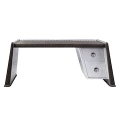 Escritorio ejecutivo Brancaster de 80" de largo con 2 cajones