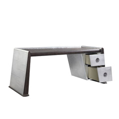 Escritorio ejecutivo Brancaster de 80" de largo con 2 cajones