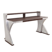 Escritorio ejecutivo Brancaster de 183 cm de largo, de cuero de grano superior