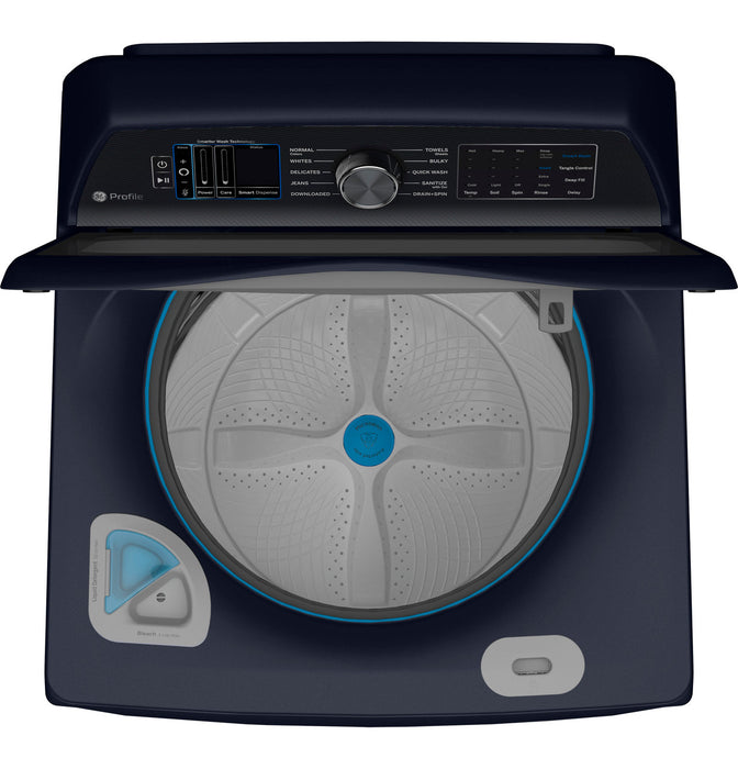 GE Profile™ 5.4 pies cúbicos. Lavadora de capacidad en pies con tecnología Smarter Wash y FlexDispense™