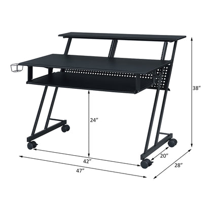 Suitor Music Recording Studio Desk - Black