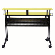 Suitor Music Recording Studio Desk - Yellow & Black