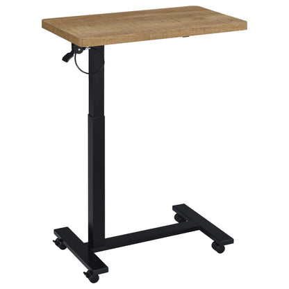 Westpark Pneumatic Adjustable C-Shape Side Table with Casters Mango