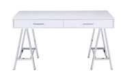 Coleen 54"L 2 Drawers Writing Desk with USB